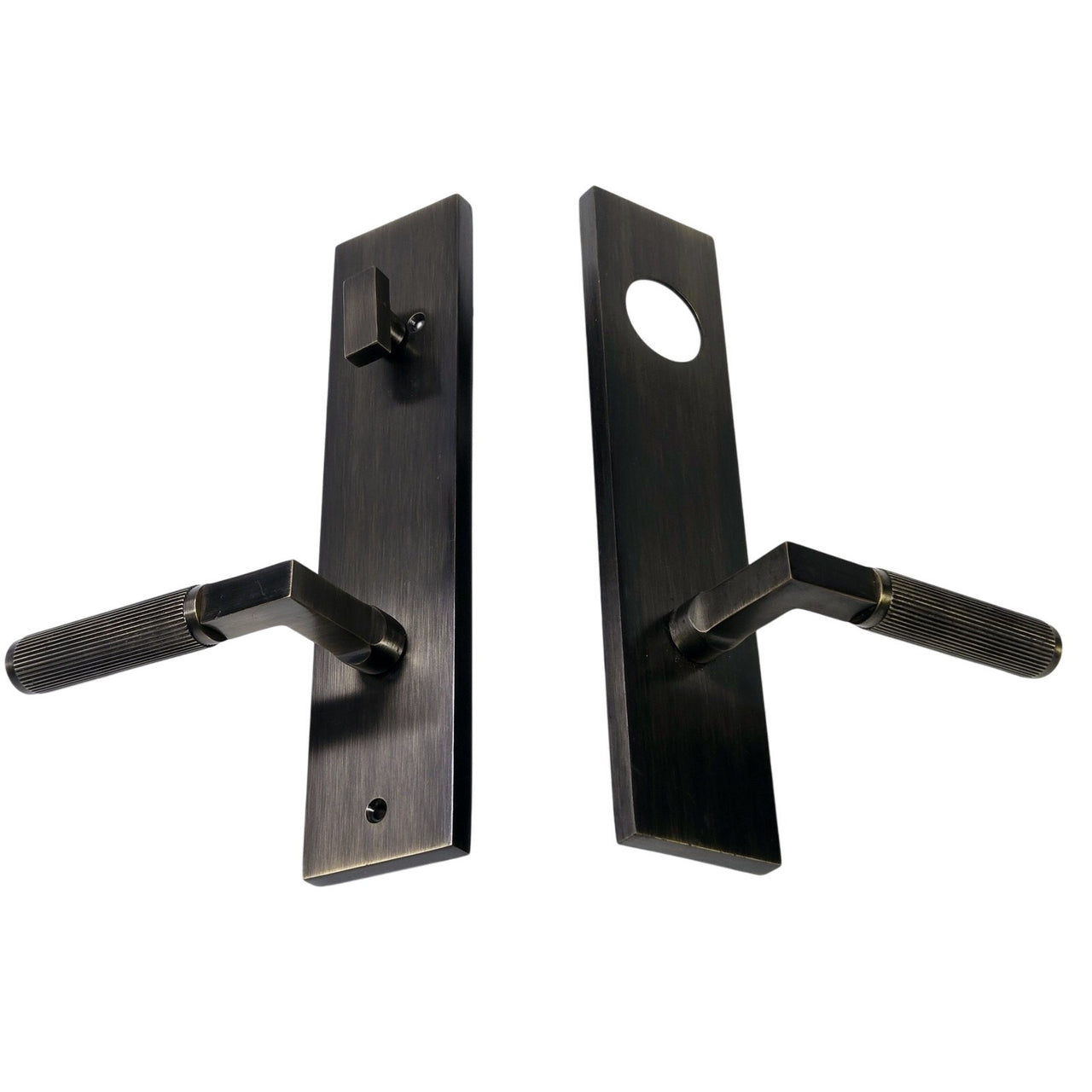 Signature Hardware 455560 Satcher Keyed Entry Door Knob Set - Matte Black *READ