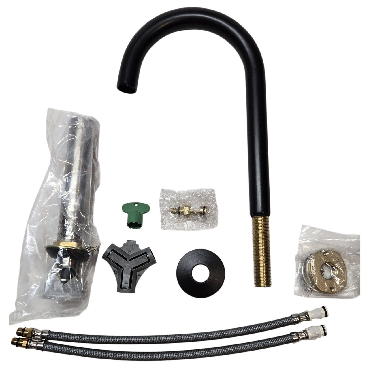Kohler 77967-BL Components Bathroom Faucet Spout Less Handles -Matte Black *READ