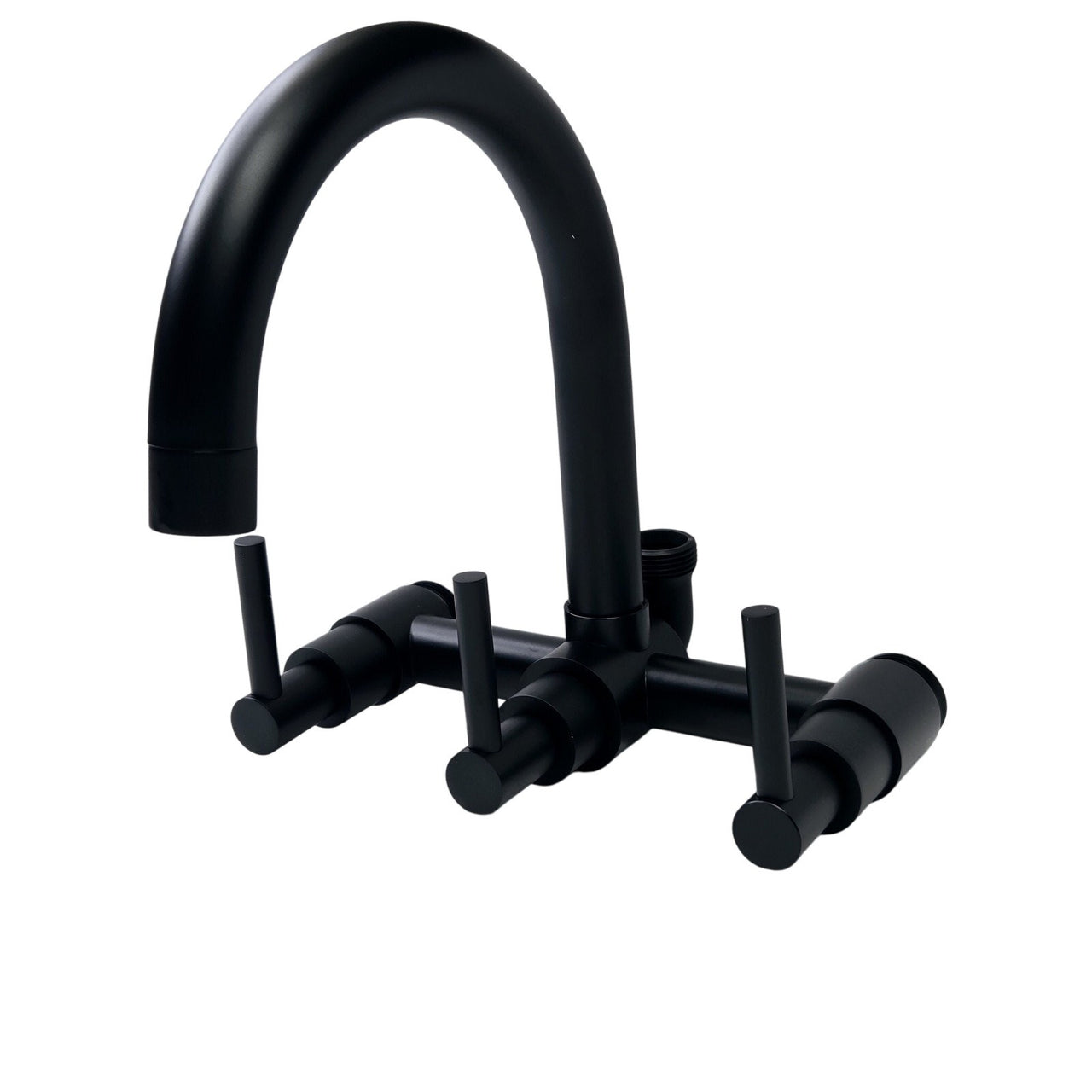 Signature Hardware 446427 Sebastian Wall Mounted Tub Filler Hand Shower - Black