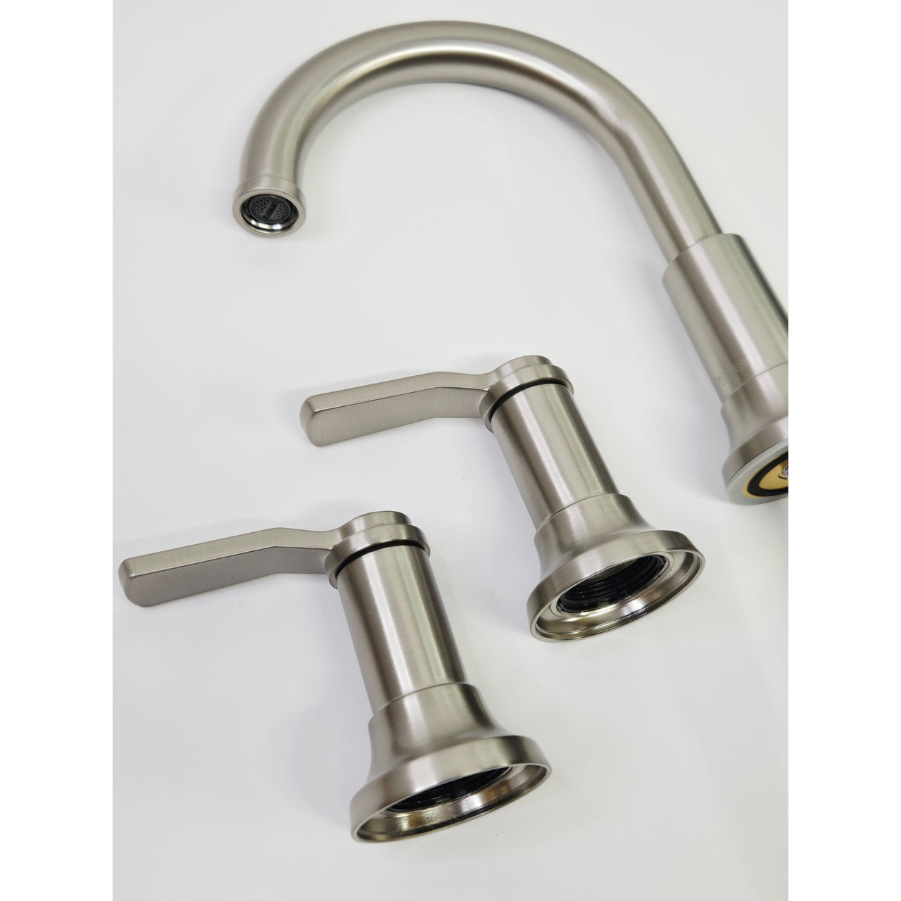 Pfister LF-049-BCOGS Briscoe Widespread Bathroom Faucet - Brushed Nickel READ