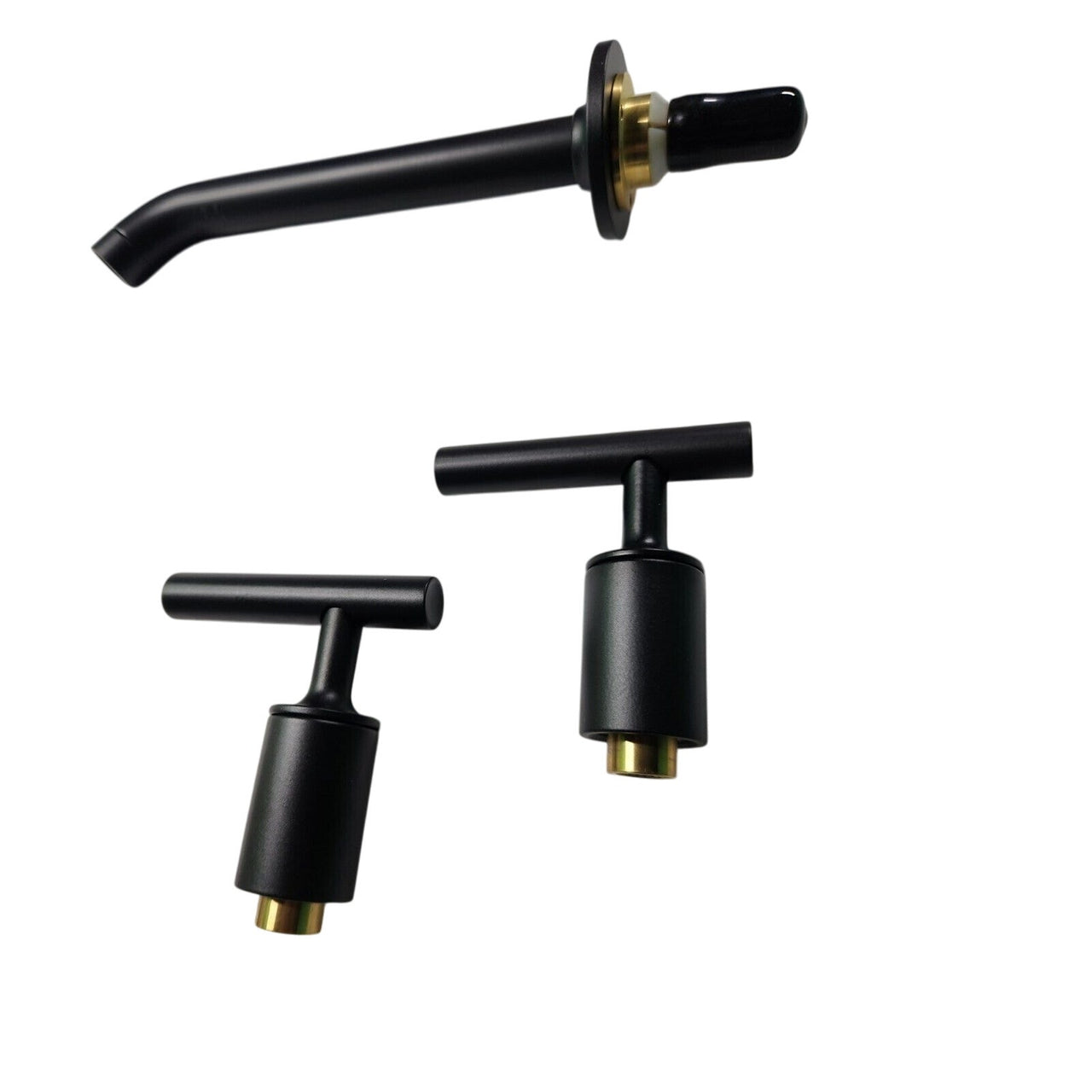 Kohler T14413-4-BL Purist Bathroom Sink Faucet - Matte Black