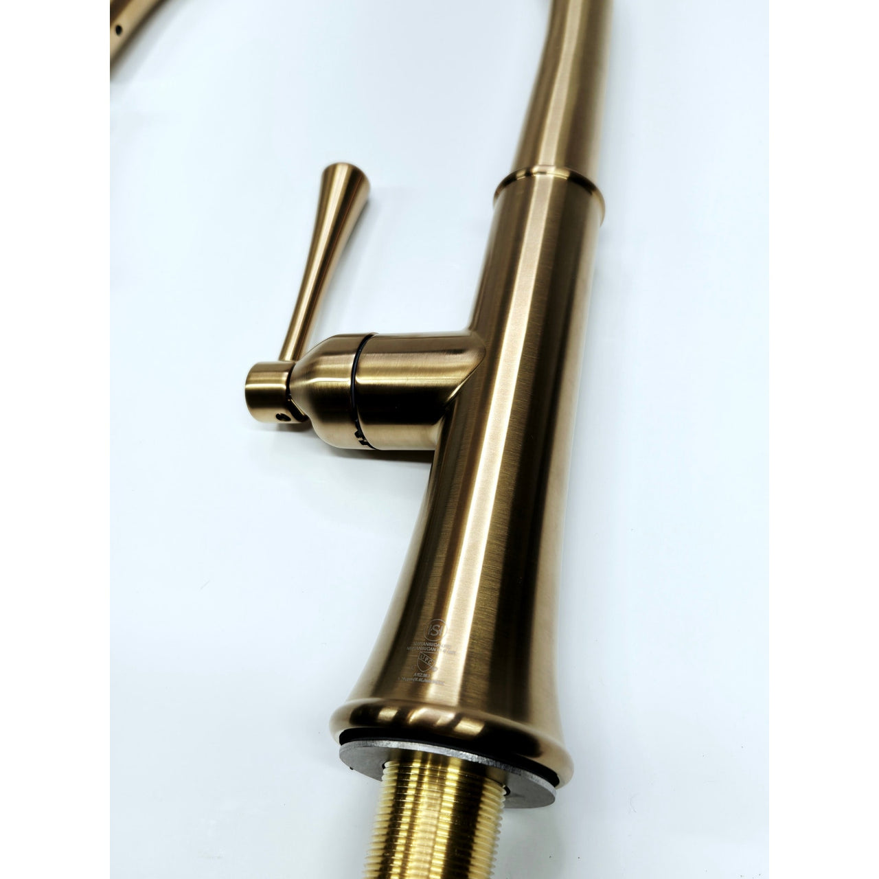 Signature Hardware 477057 Perdita Pull-Down Kitchen Faucet - Brushed Gold