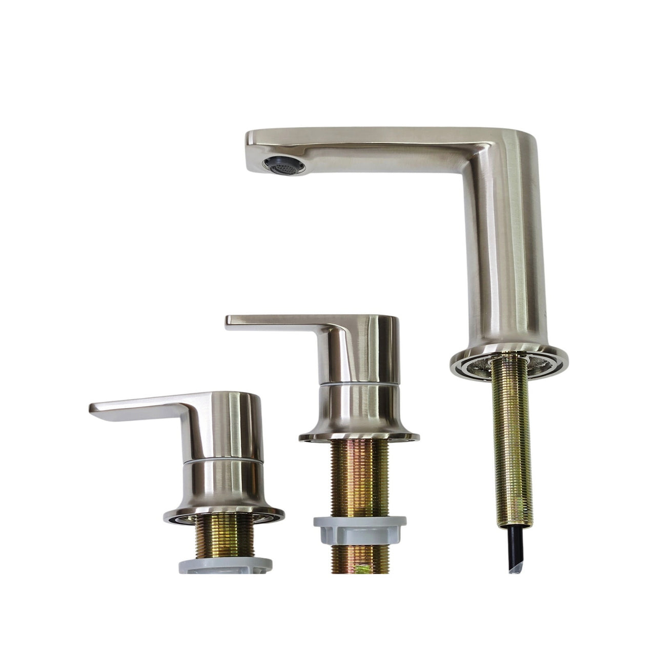 Signature Hardware 482807 Berwyn Widespread Bathroom Faucet - Brushed Nickel