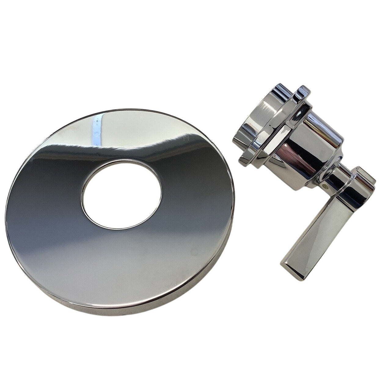 Signature Hardware 449779 Greyfield Press/Bal Valve Trim - Less Valve - Chrome