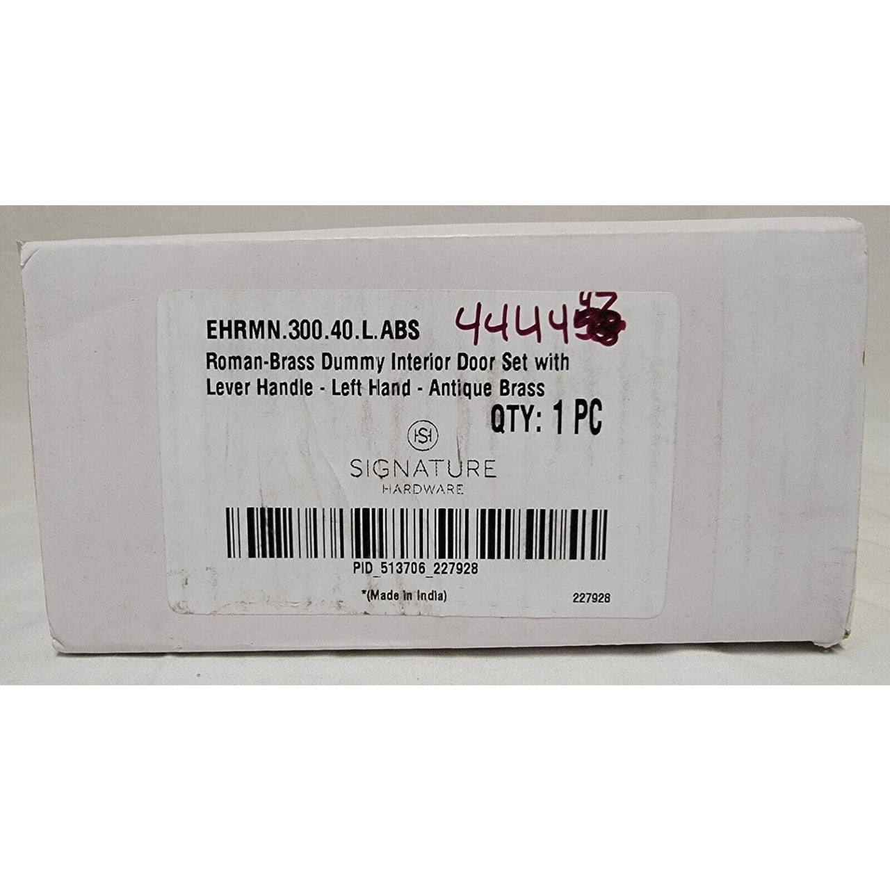 Signature Hardware 444447 Marconi 2-5/8 in. Dummy Left Hand Lever Antique Brass*