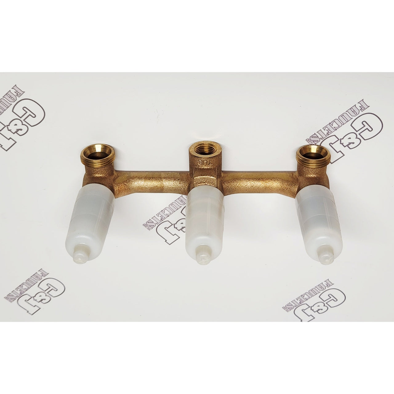 Pfister 01-31XA 8 in. Fixed Brass 3-Handle Rough In Valve Body