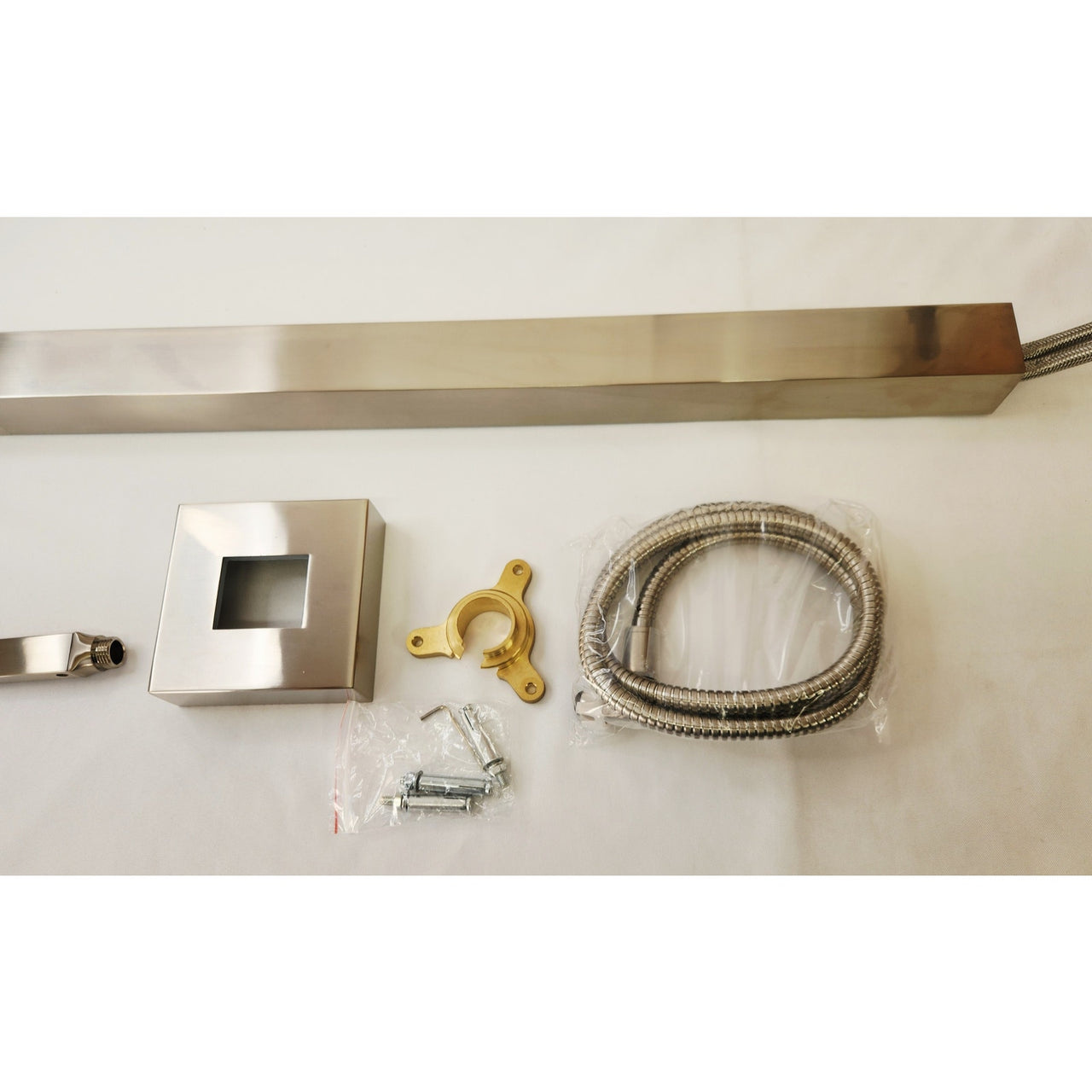 Signature Hardware 406738 Willis Floor Mounted Tub Filler - Brushed Nickel