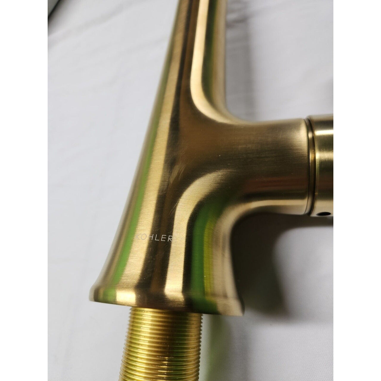 Kohler 23764-2MB Tone Single Handle Kitchen Faucet-Vibrant Brushed Moderne Brass
