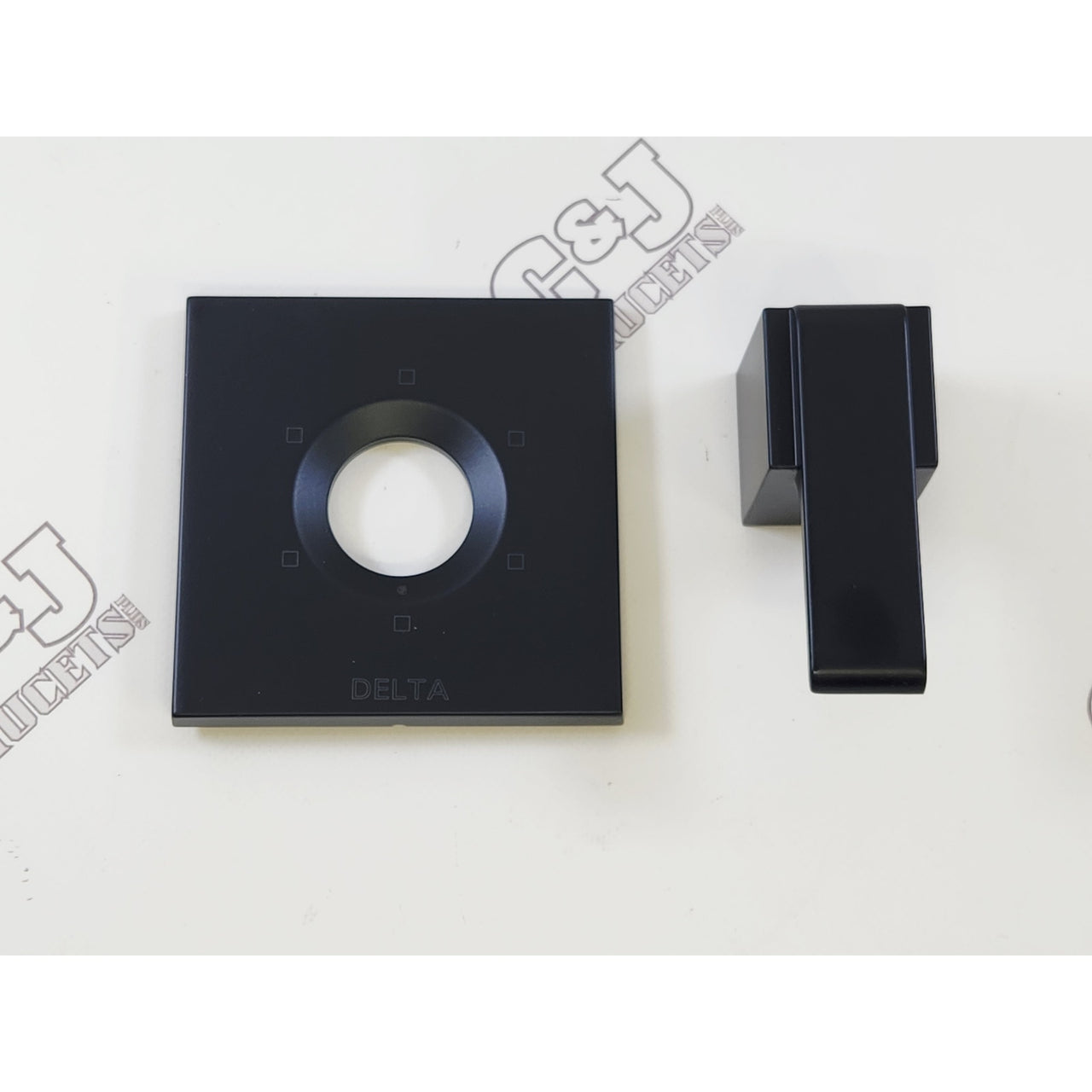 Delta T11967-BL Ara 6 Setting Wall Mount Diverter Trim - Matte Black