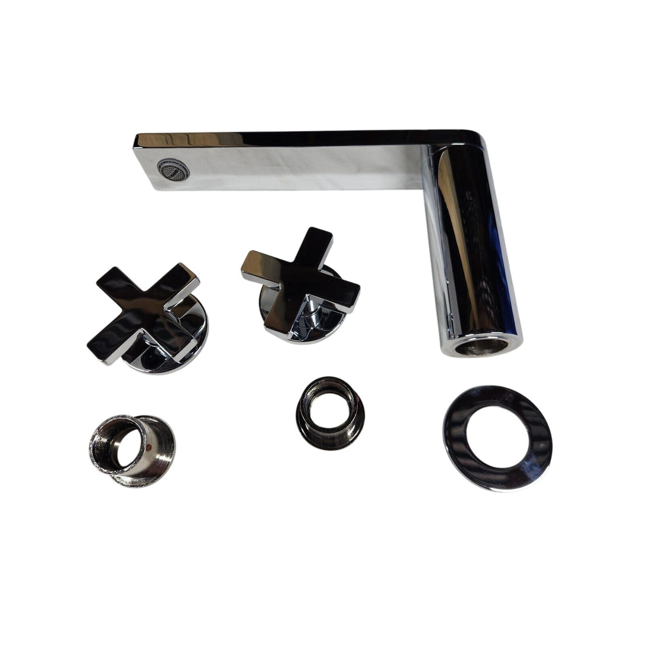 Kohler 73081-3-CP Composed Deck-Mount Bath Faucet - Polished Chrome