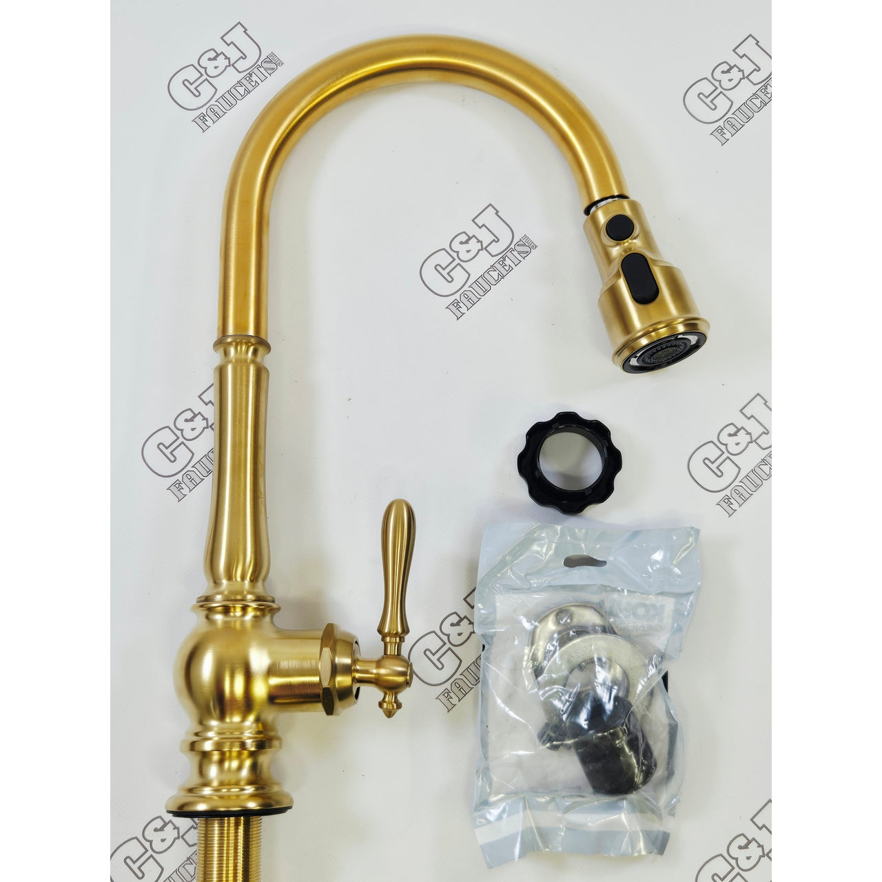 Kohler 99259-2MB Artifacts Kitchen Faucet - Vibrant Brushed Moderne Brass READ