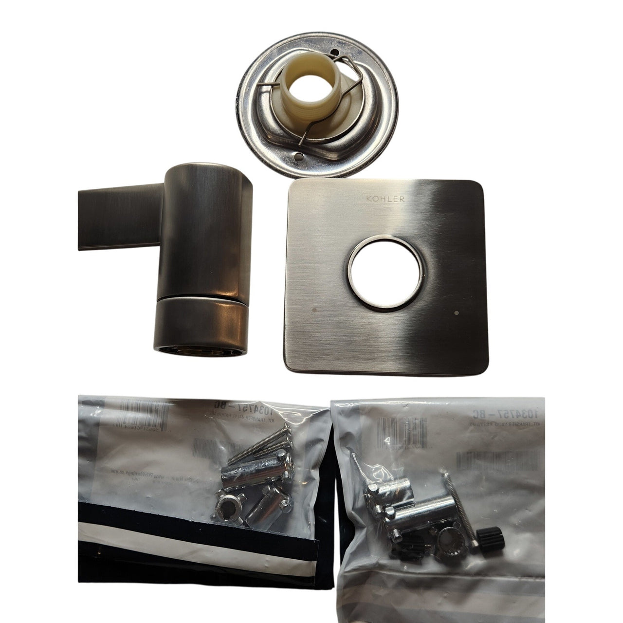 Kohler T23509-4-BN Parallel Valve Trim with Handles - Vibrant Brushed Nickel
