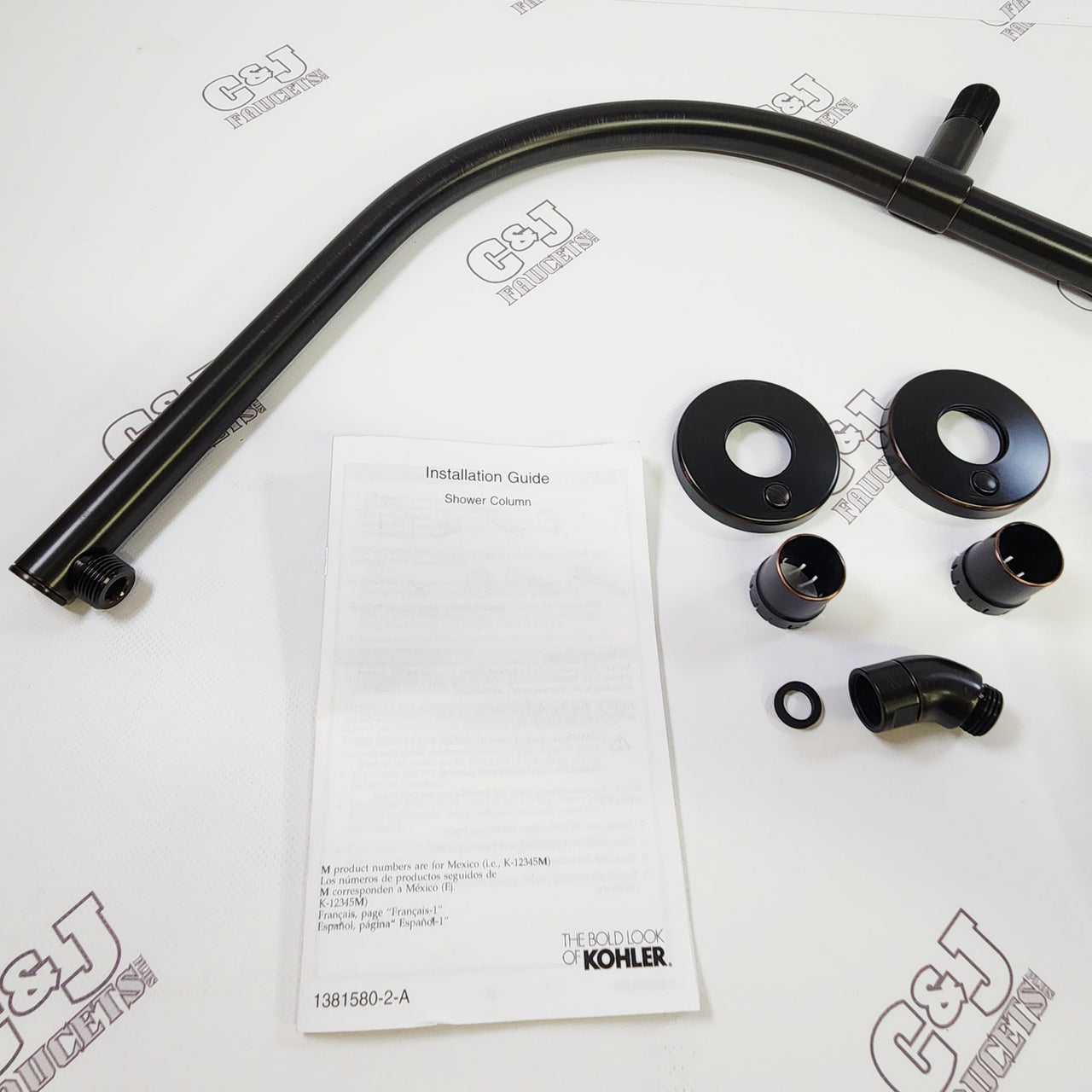 Kohler 45211-2BZ HydroRail-R Wall Mount Arch Shower Column - Oil Rubbed Bronze