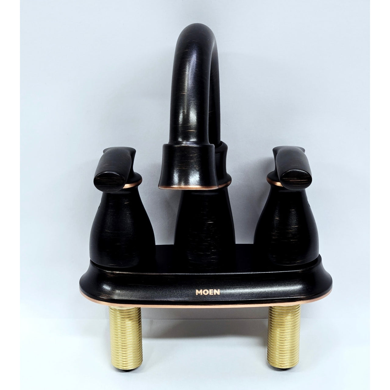 Moen 84537BRB Hilliard 4" Centerset Bathroom Sink Faucet - Mediterranean Bronze