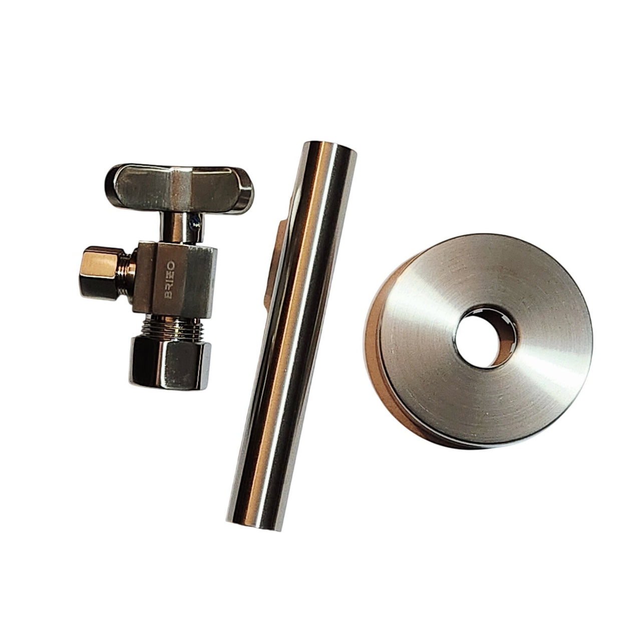 Brizo BT022204-BN Odin Angled Supply Stop Valve w/Cross Handle - Brushed Nickel