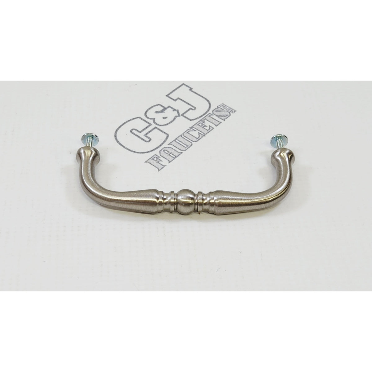 Baldwin 4964.150.BIN Estate Colonial 4" Cabinet Pull - Satin Nickel