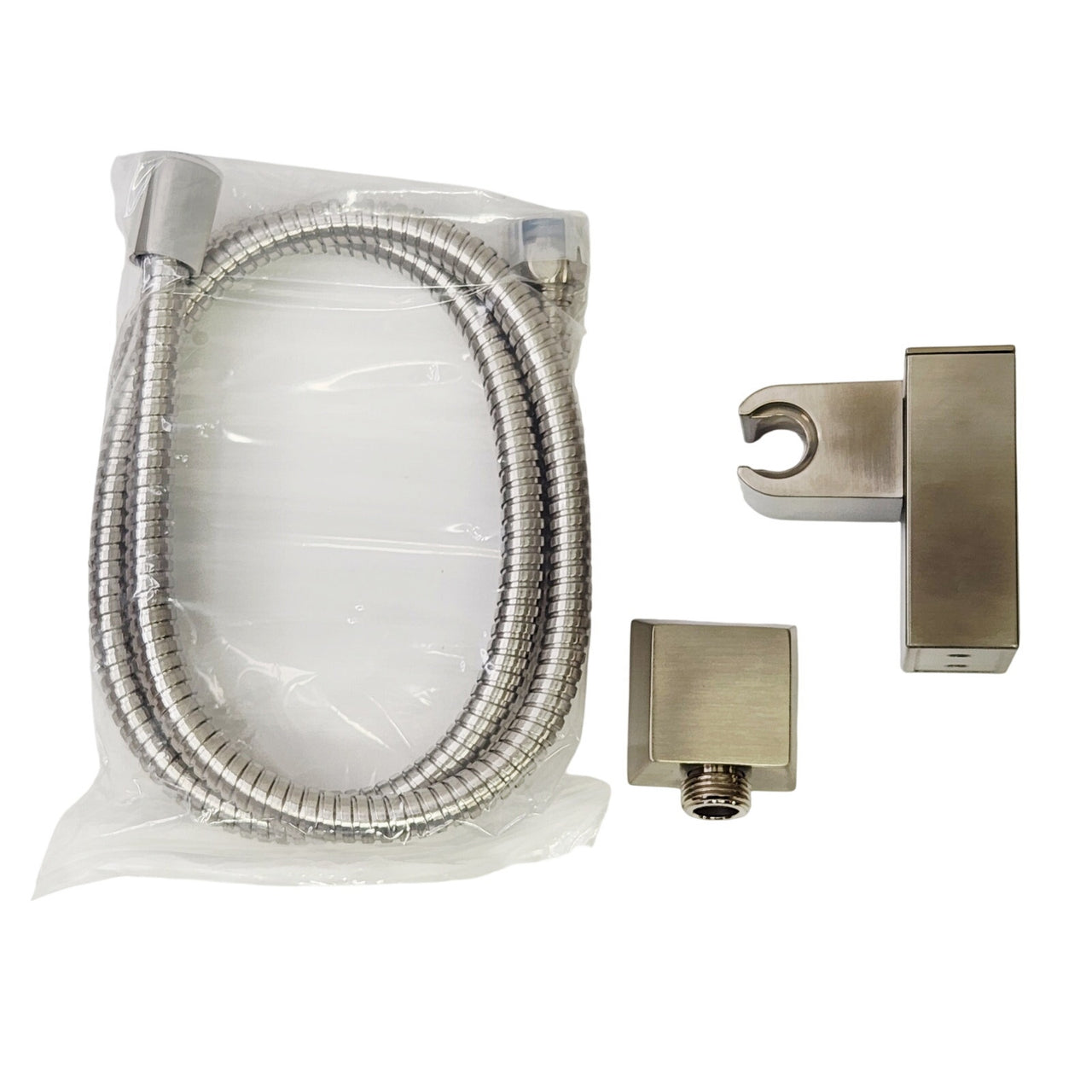 Pfister HSK-22SHWK Modern Square 3-piece Handshower Holder - Brushed Nickel