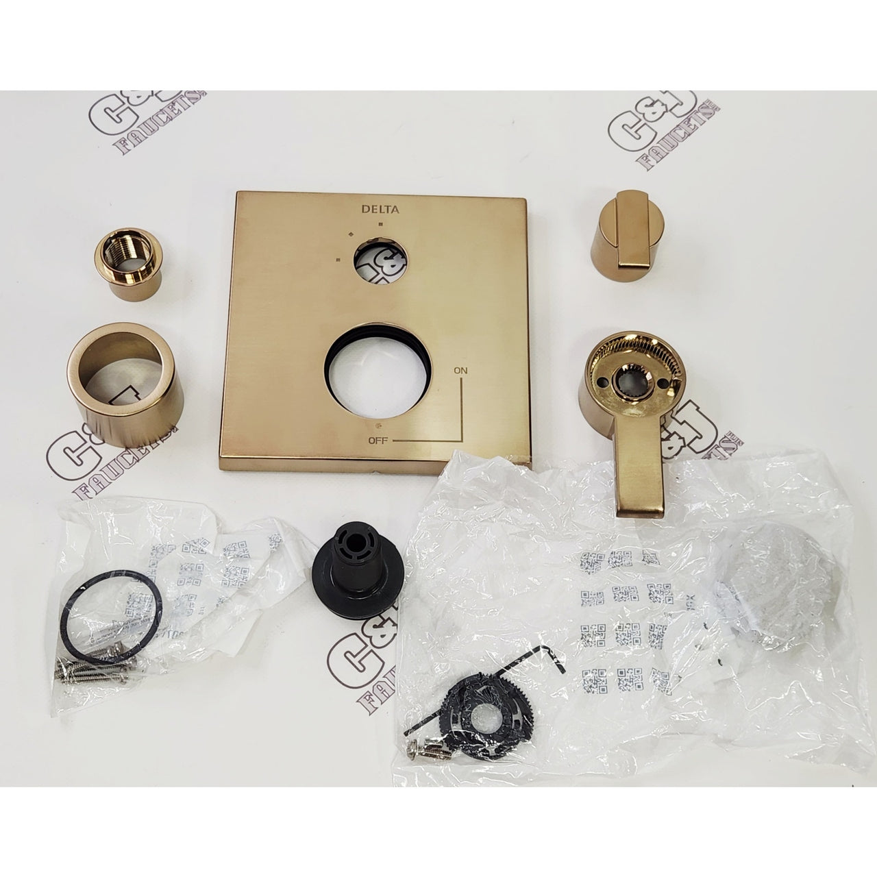 Delta T27867-CZ Ara 3-Function Diverter Valve Trim - Champagne Bronze READ