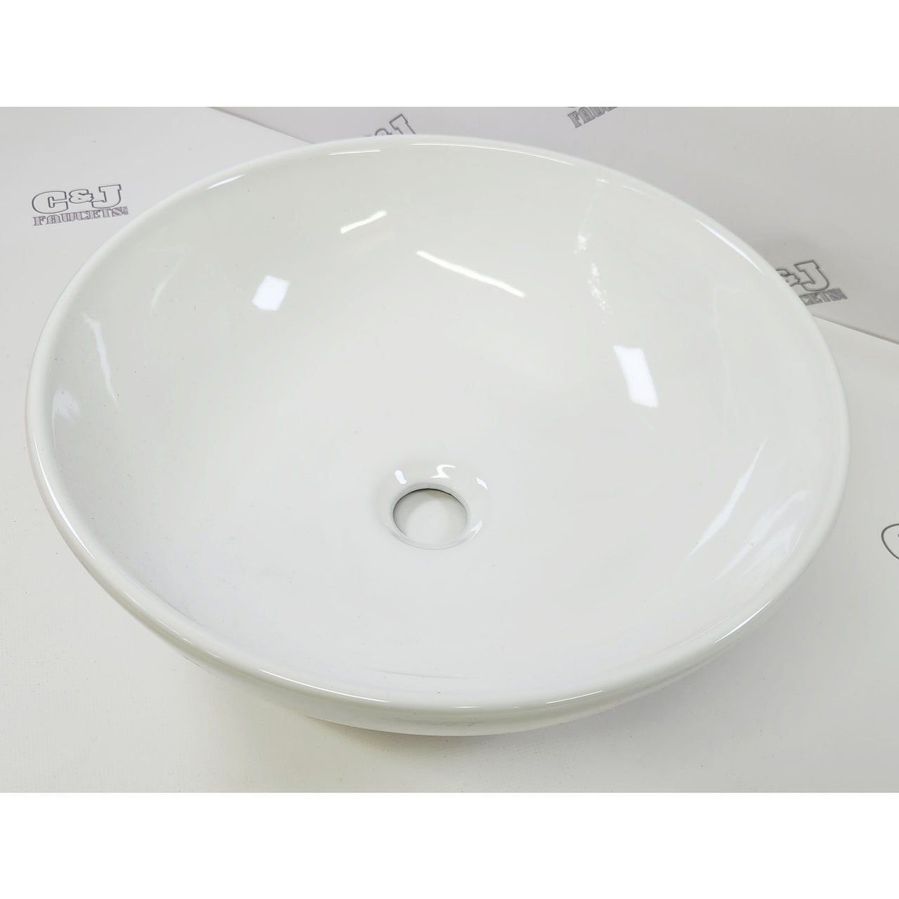 Signature Hardware 447953 Sarasota 16" Fireclay Vessel Bathroom Sink - White