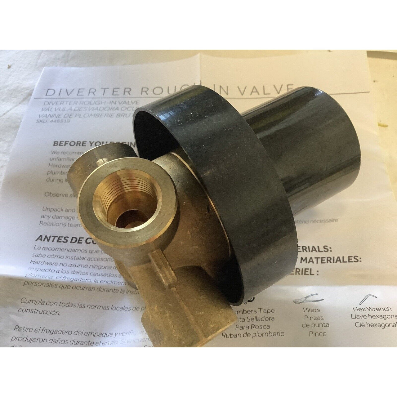 Miseno MNO6101 1/2" Diverter 6-Way Rough In Transfer Valve