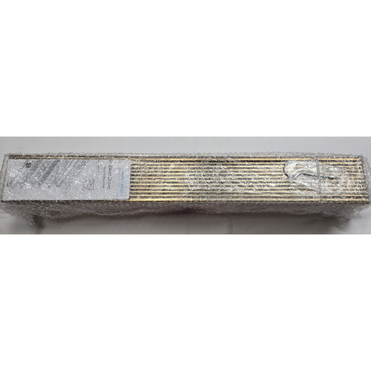 Signature Hardware 443296 Carmen 24" Linear Shower Drain - Polished Brass
