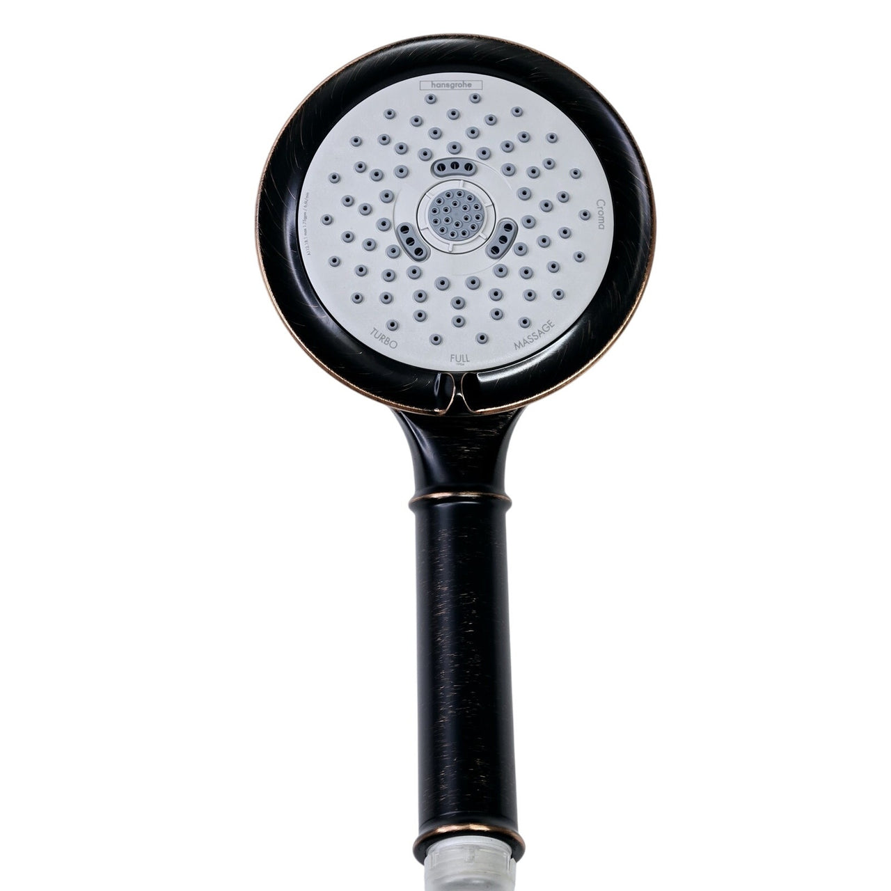 hansgrohe 04753920 Croma 100 Classic Multi Function Hand Shower-OilRubbed Bronze