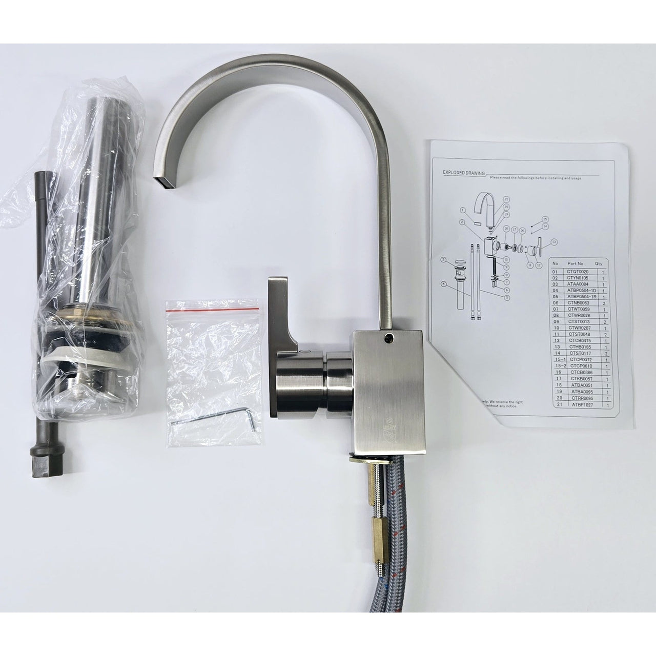 Signature Hardware 352503 Ultra 1.2 GPM Bathroom Faucet - Brushed Nickel