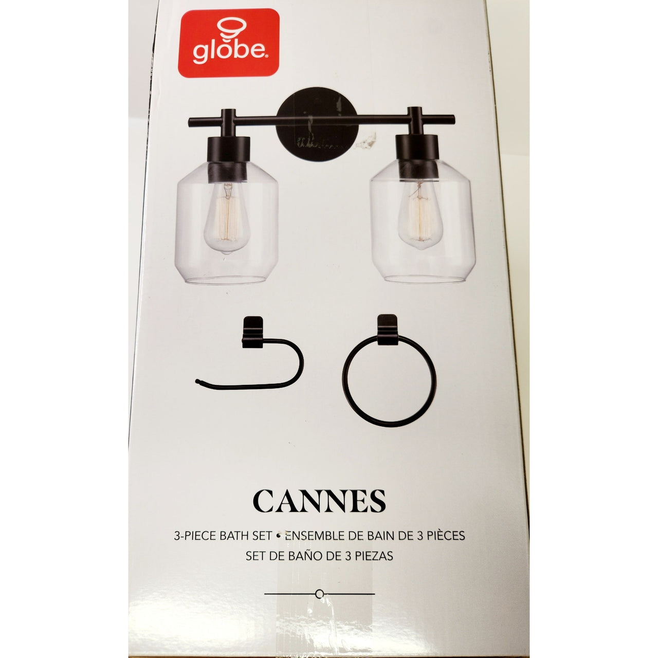 Globe Electric 91000198 Cannes 2 Light 15" Wide Vanity Light - Matte Black