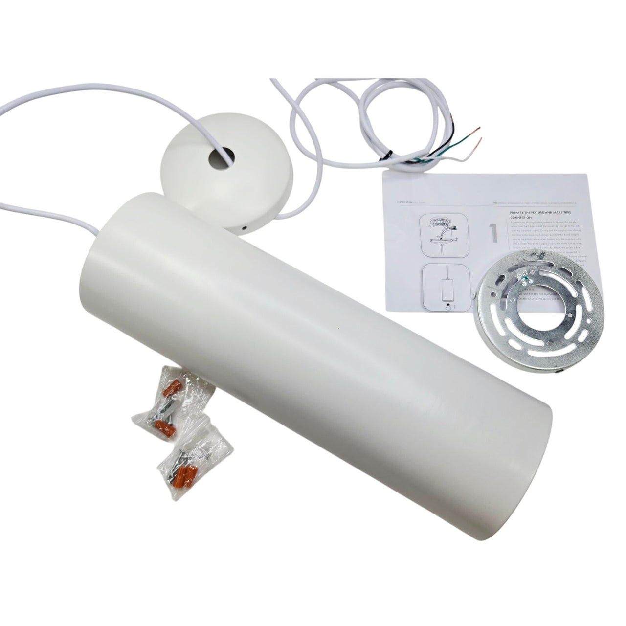 Access Lighting 29002LEDDLP-MWH Pilson 15" LED Pendant-Matte White (6/Pack) READ