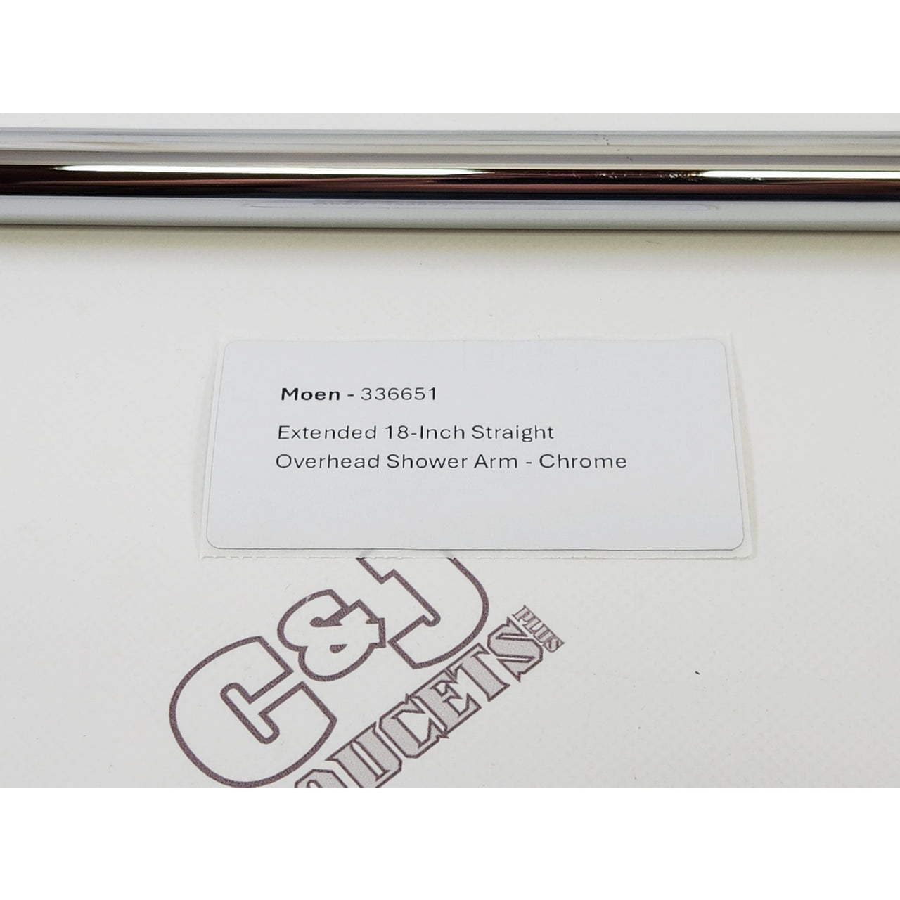 Moen 336651 18" Ceiling Mount Bathroom Shower Arm - Polished Chrome READ