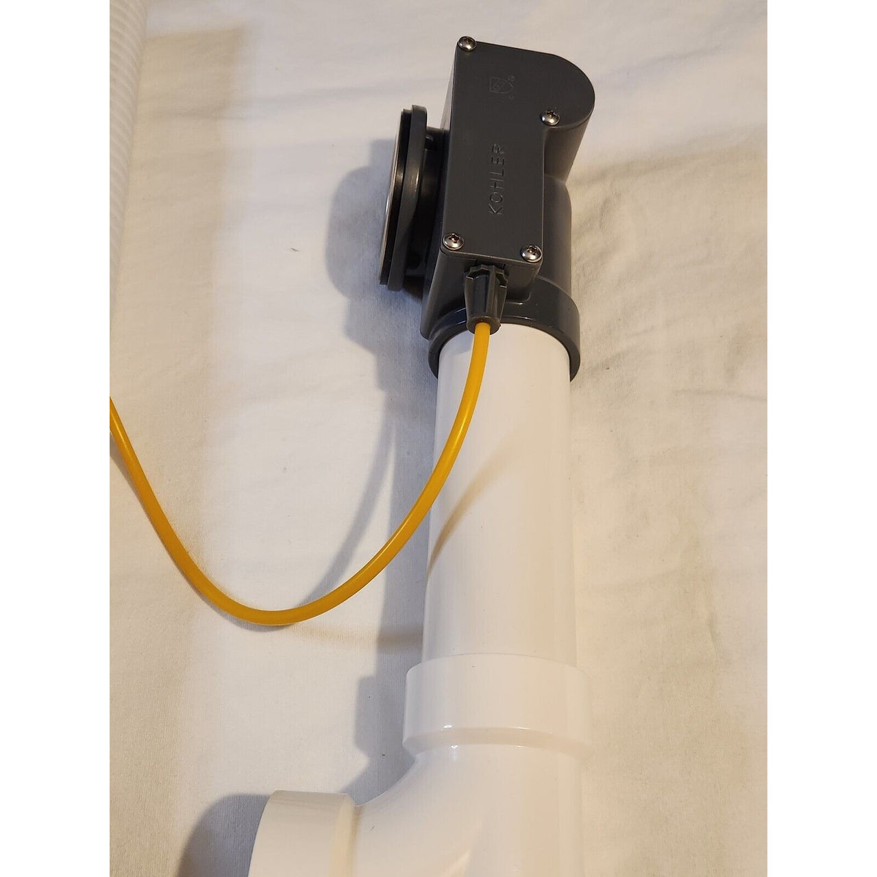 Kohler 37383-NA PureFlo PVC Rough-In Cable Bath Drain, 30" Cable with Tubing