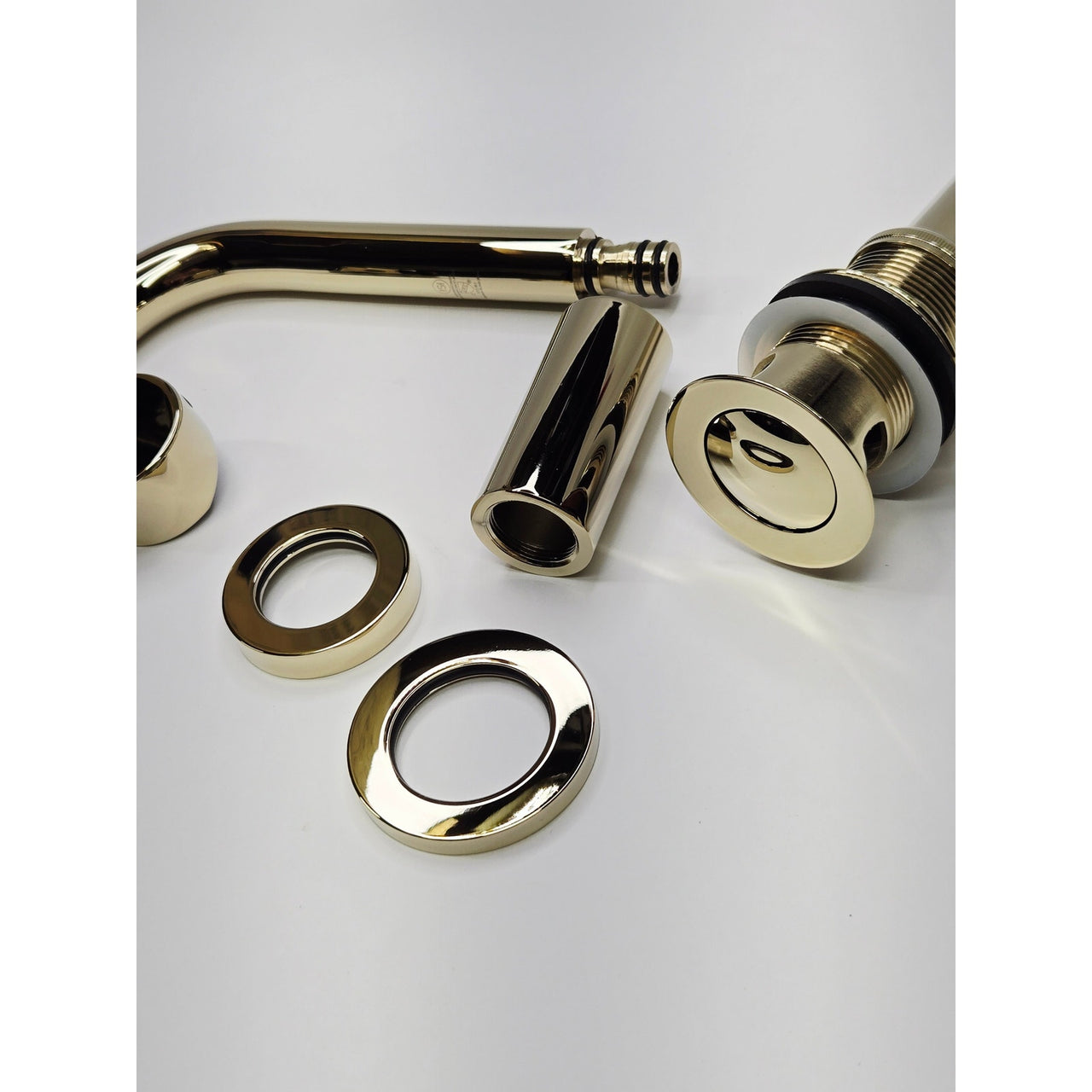 Signature Hardware 483898 Lexia Wall Mounted Bathroom Faucet - Polished Brass
