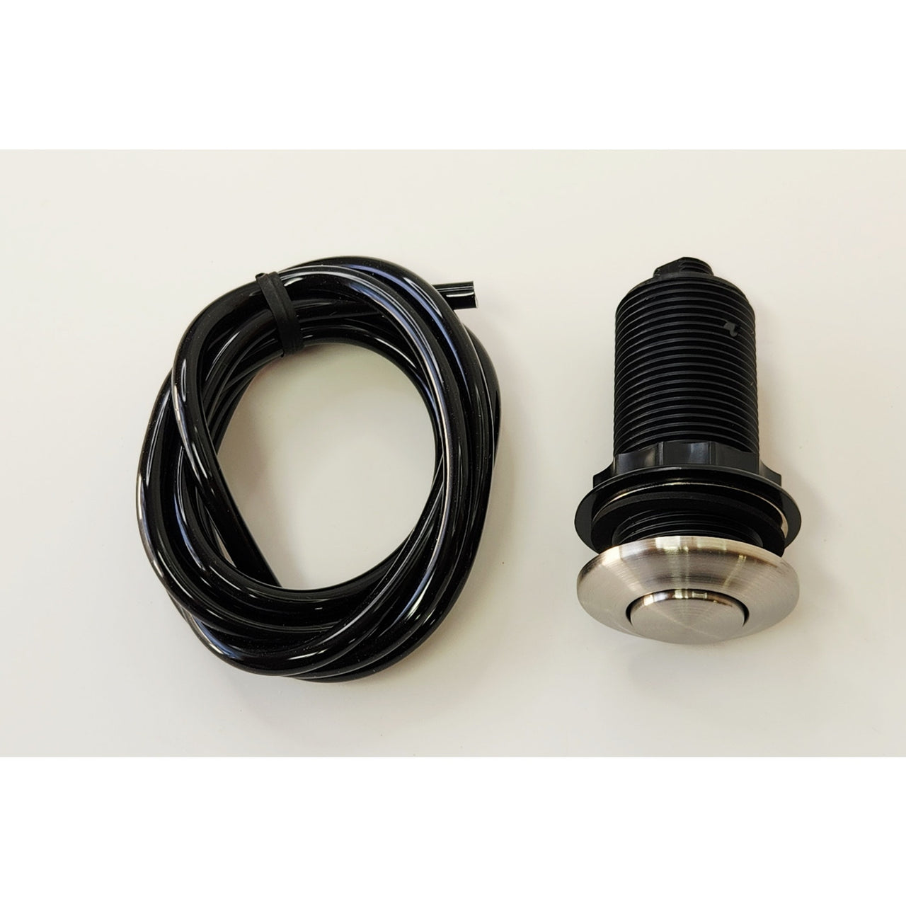 Delta RP101682SS Air Switch Replacement Button with Tubing - Stainless Steel