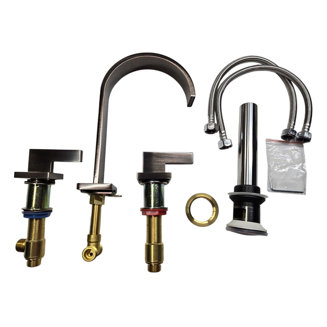 Signature Hardware 457579 Ultra Widespread Bath Faucet - Oil Rubbed Bronze