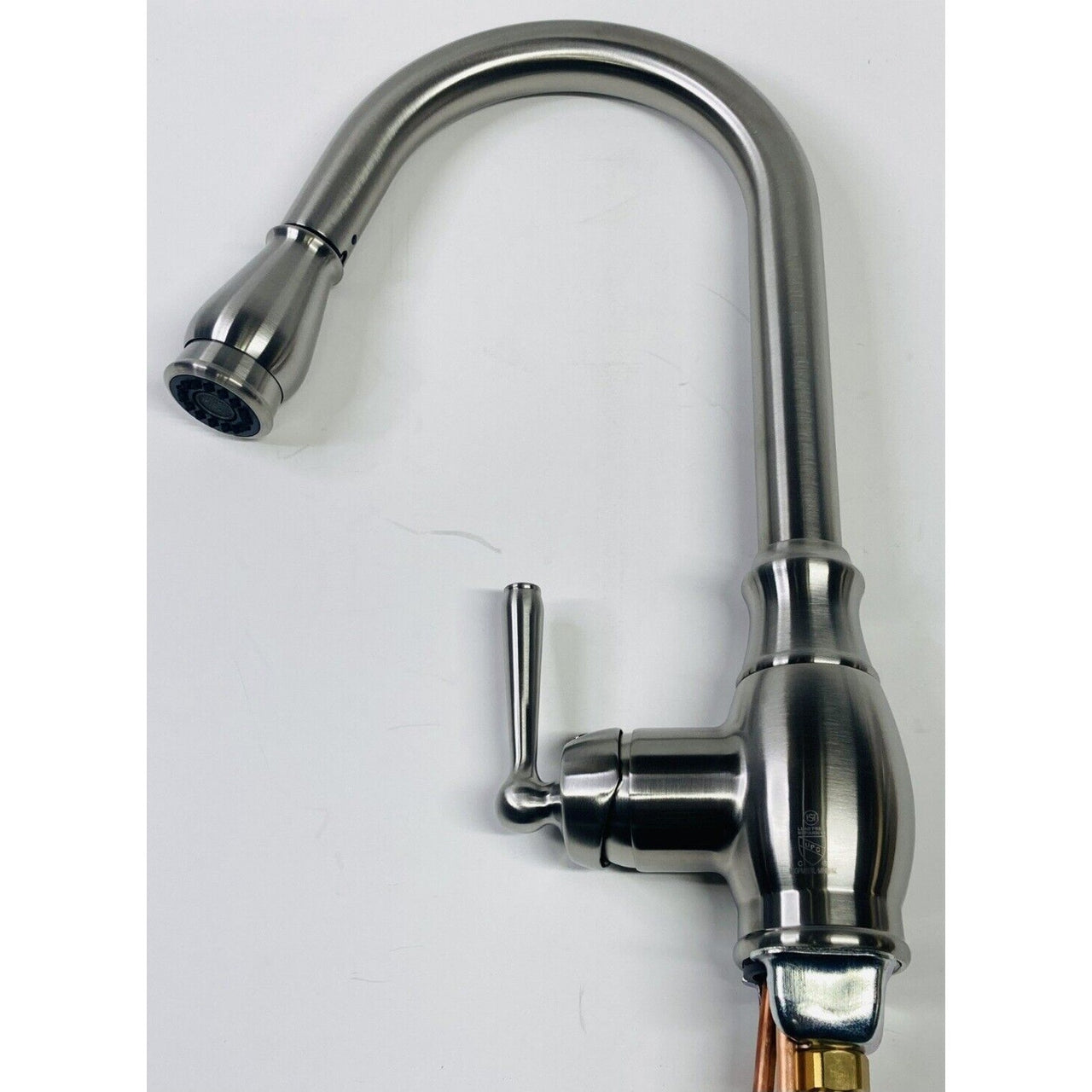 Signature Hardware 356024 Withrow Pull Down Kitchen Faucet - Brushed Nickel