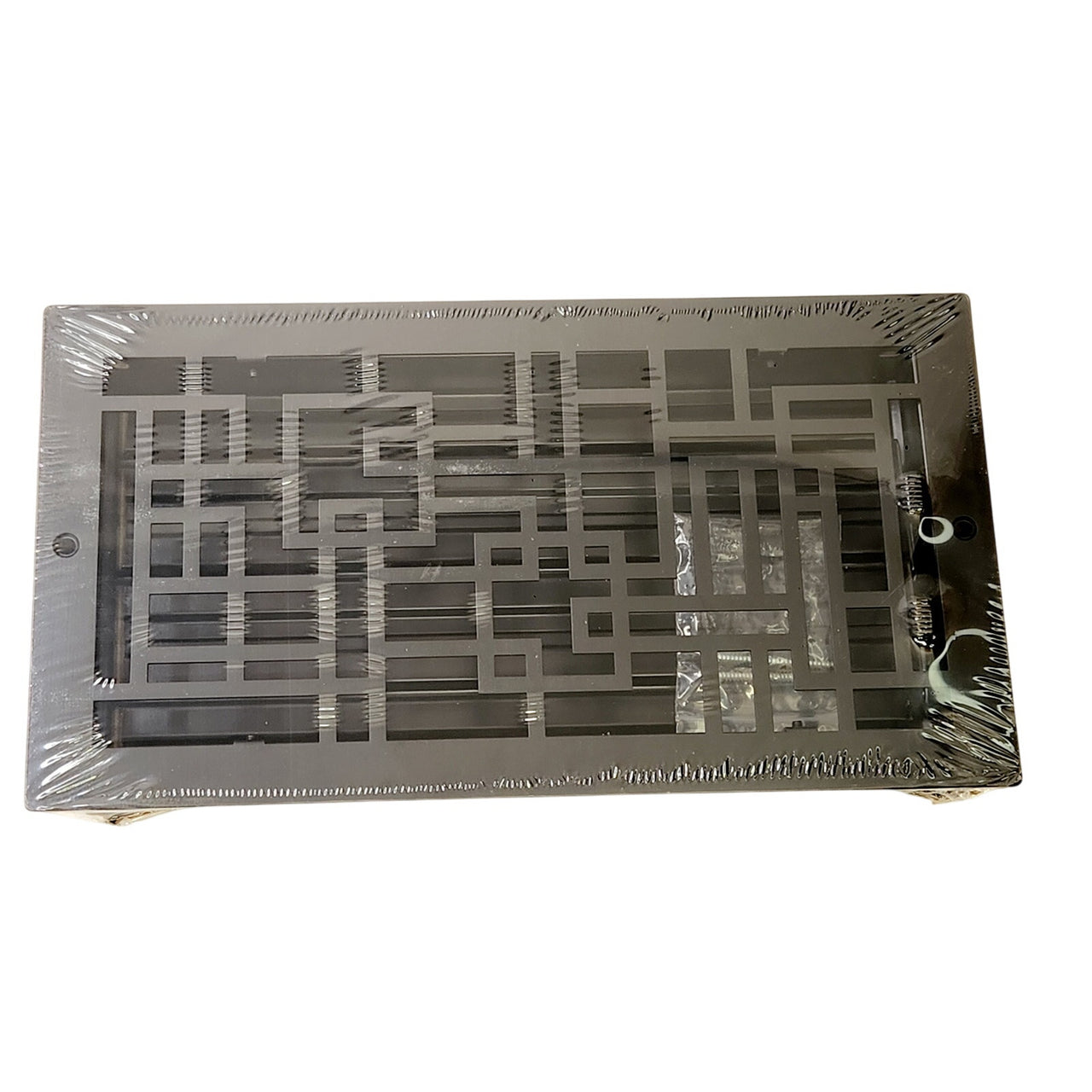 Signature Hardware 445753 Baer 6" x 12" Steel Wall Register - Black