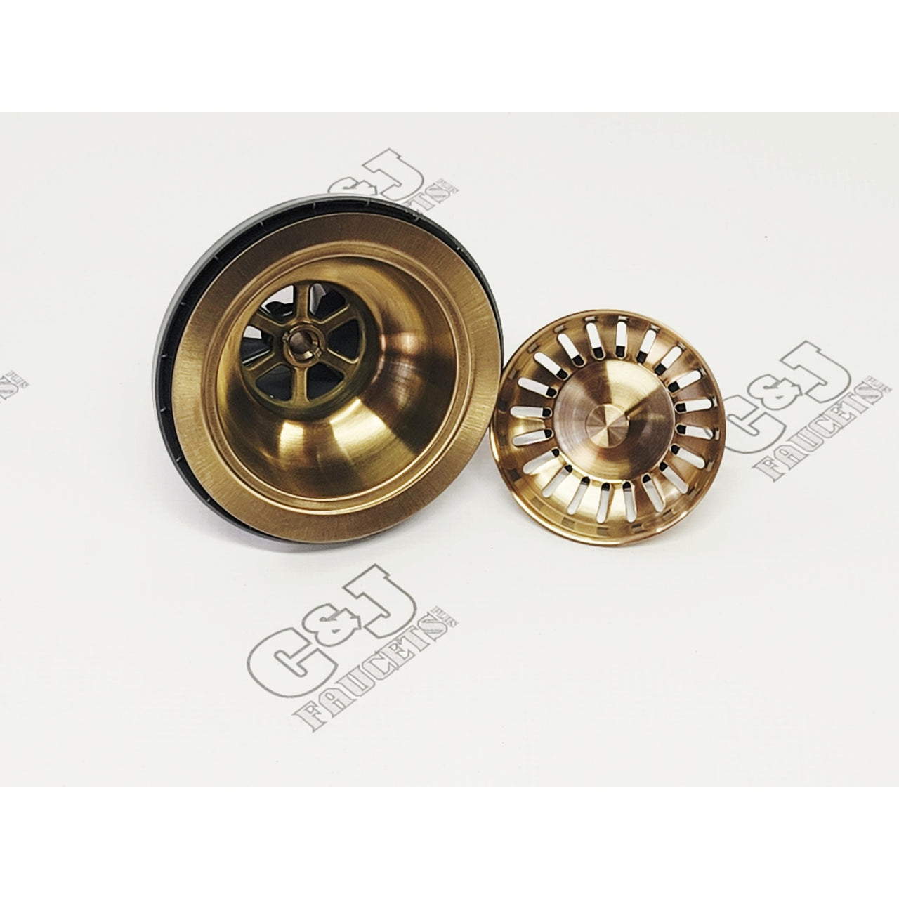 Delta 72010-CZ Kitchen Sink Flange and Strainer - Champagne Bronze