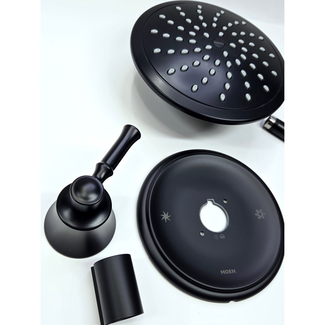 Moen T2282EPBL Dartmoor Pressure Balanced Shower Trim Less Valve-MatteBlack READ