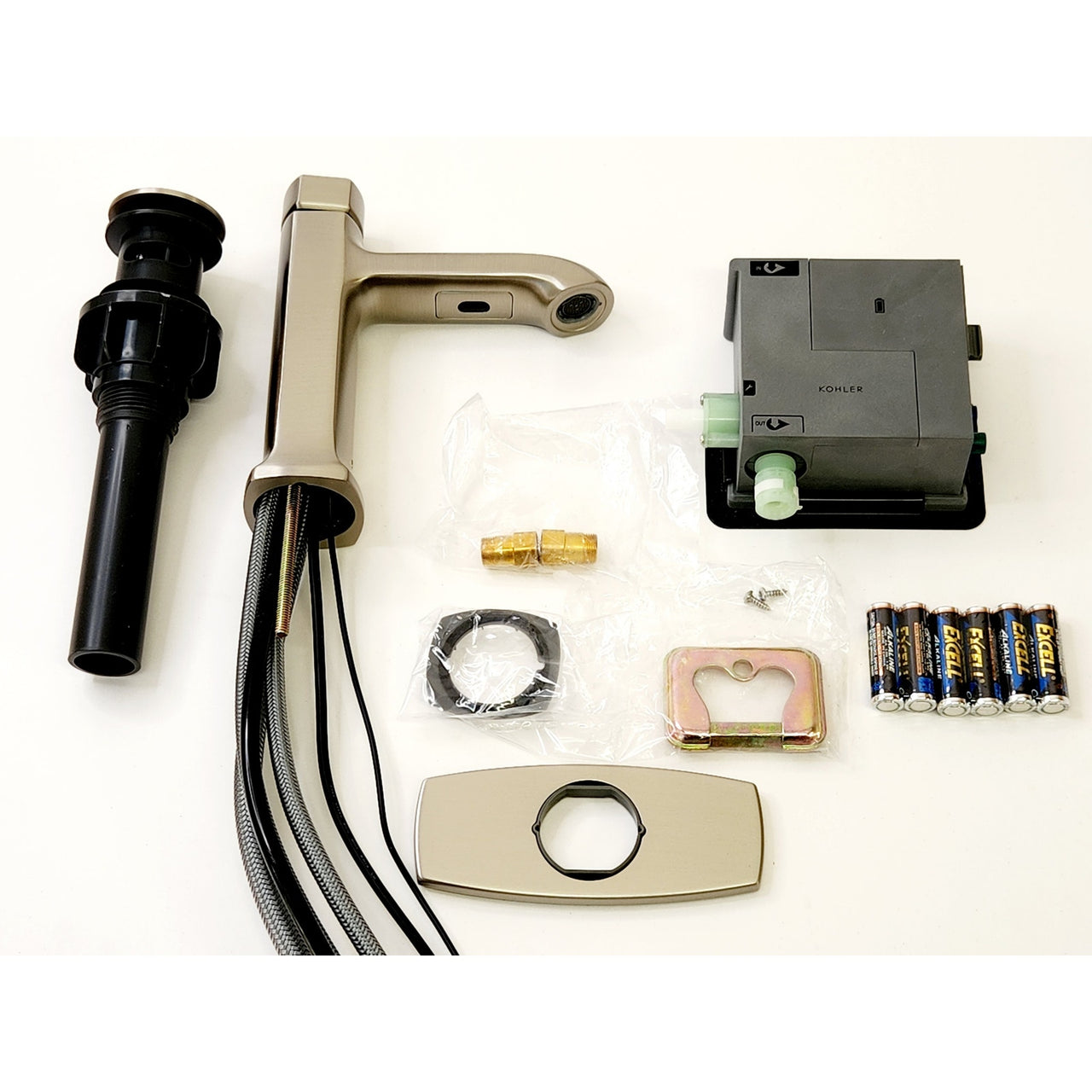 Kohler R32928-4D-BN Rubicon Touchless Single Hole Bathroom Faucet - Brush Nickel