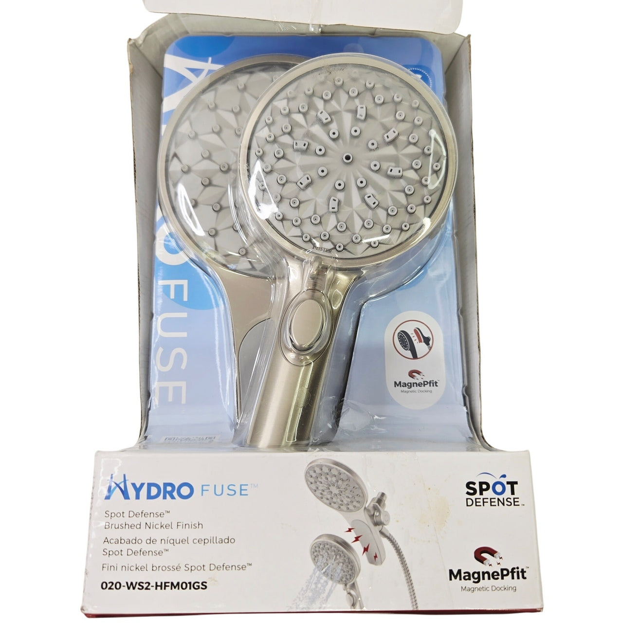 Pfister 020-WS2-HFM01GS HydroFuse Shower Head - Includes Hose - Brush Nickel