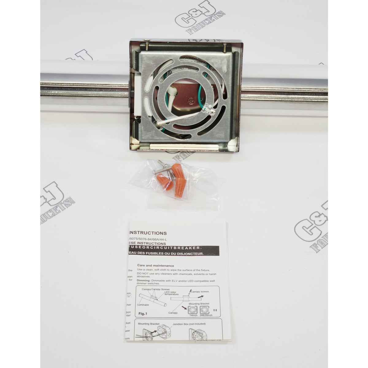 Minka Lavery 5075-77-L Vantage 36" LED Bathroom Vanity Light - Polished Chrome