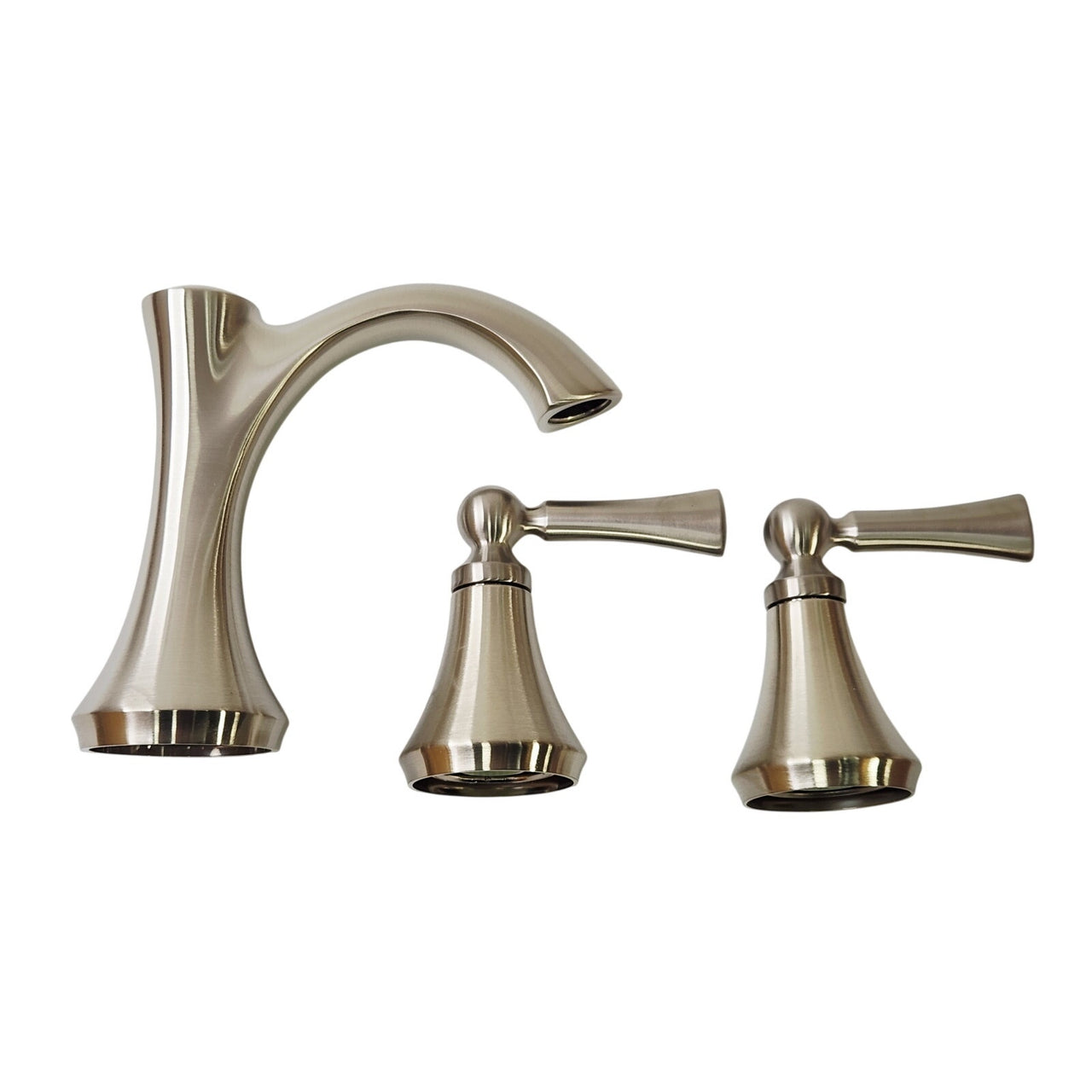 Moen T4520BN Wynford Double Handle Widespread Bathroom Faucet - Brushed Nickel