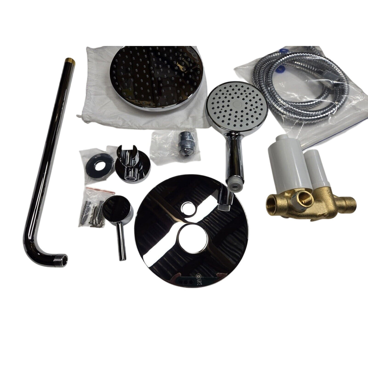 Signature Hardware 416164 Lattimore Rainfall Shower System with Rough In -Chrome