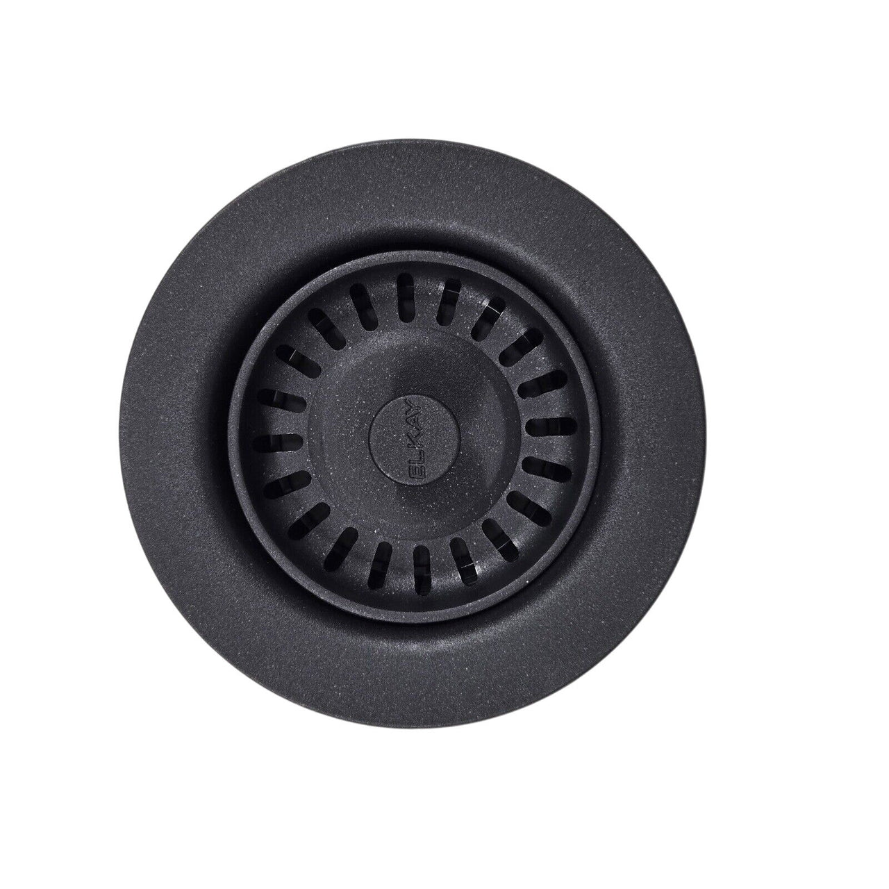 Elkay LKQD35BK Polymer Disposer Flange with Removable Basket Strainer - Black