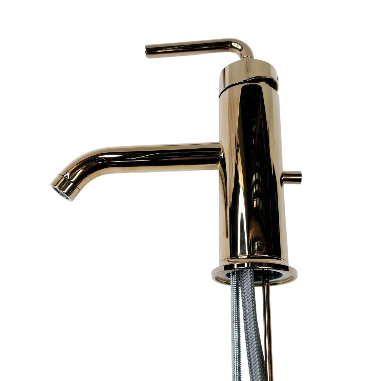 Kohler 14402-4A-RGD Purist Single Control Bathroom Faucet - Vibrant Rose Gold