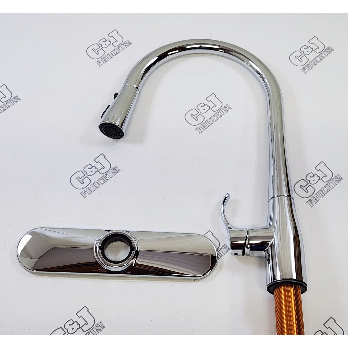 Kohler 596-CP Simplice 3-Spray Kitchen Faucet - Polished Chrome