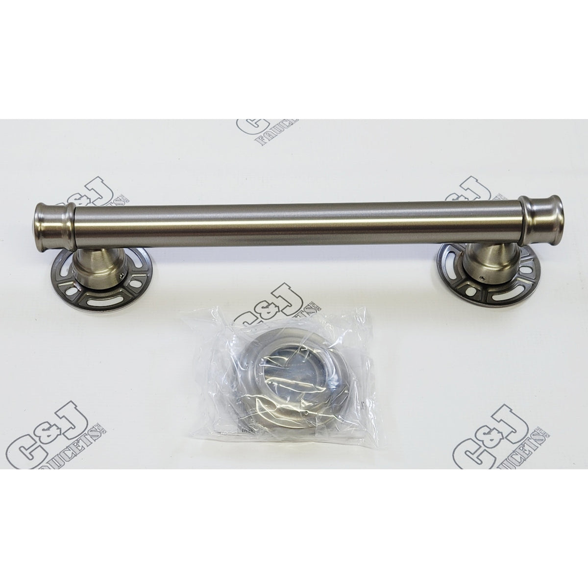 Moen YG6412BN Belfield 12" Designer Bathroom Grab Bar - Brushed Nickel
