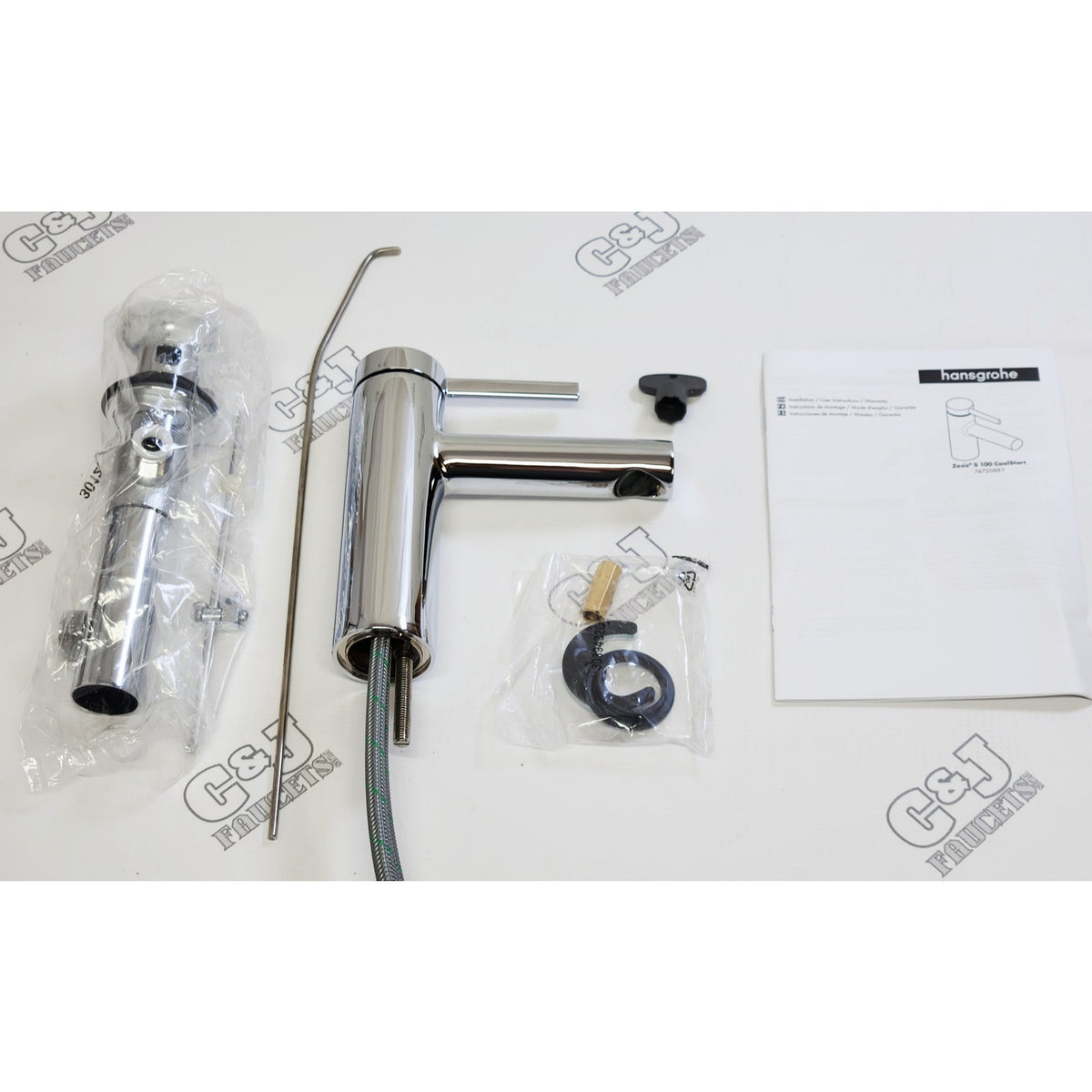 hansgrohe 74720001 Zesis S 1.2 GPM Single Hole Bathroom Sink Faucet - Chrome