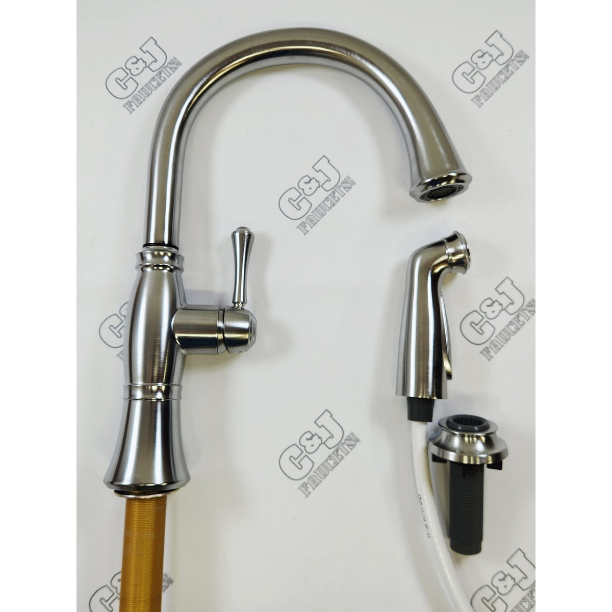 Delta 4297-AR-DST Cassidy 1.8 GPM Kitchen Faucet - Arctic Stainless