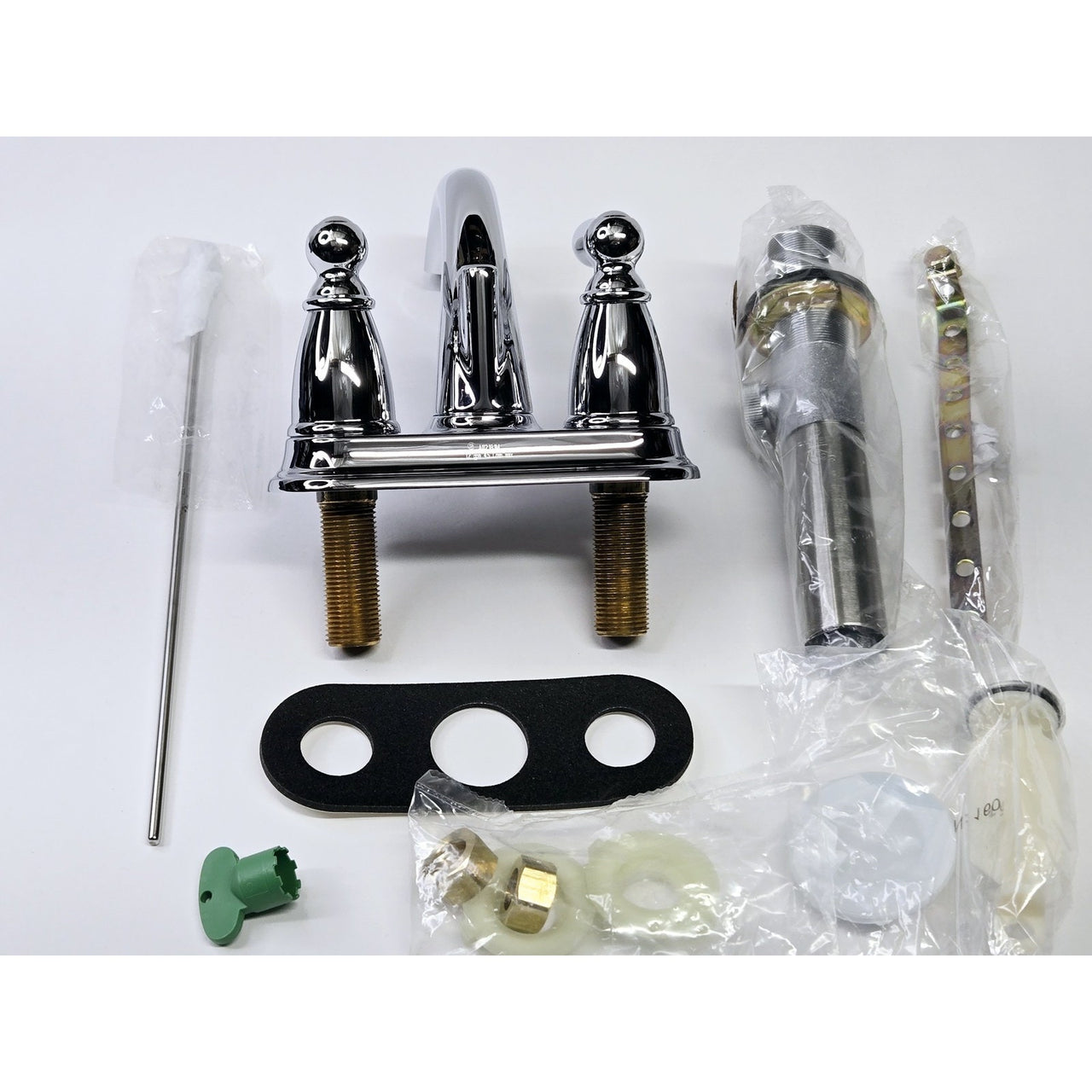 Moen 6610 Brantford 4" Centerset 2-Handle Low-Arc Bathroom Faucet - Chrome